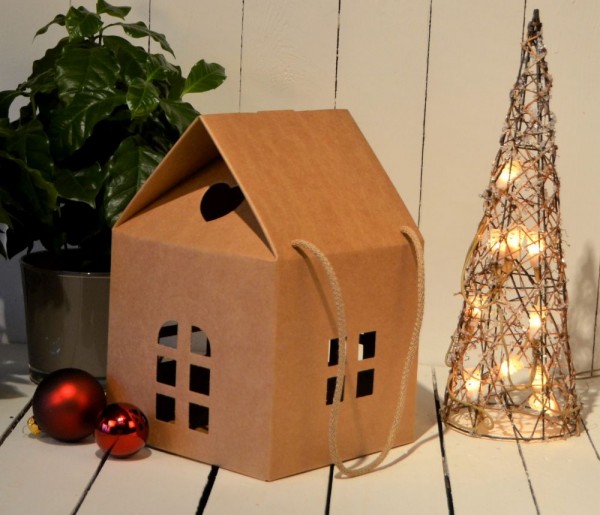 Geschenkverpackung-Haus
